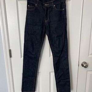 Vintage 00'S Cheap Monday 29x32 Tight Original Wash Indigo Jeans
